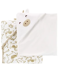 Baby 2-Pack Hooded Baby Towels
