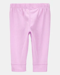 Baby Girl 4-Pack Pull-On Pants