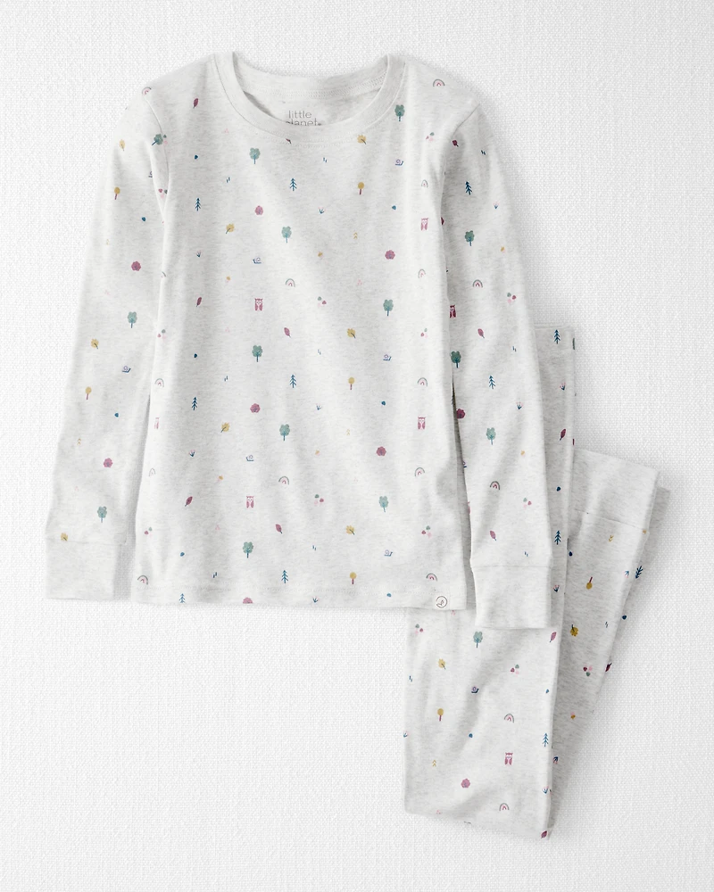 Kid Organic Cotton Pyjamas Icon Print