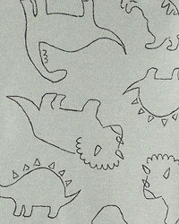 Baby Boy 3-Piece Dinosaur Vest Outfit Set - Grey