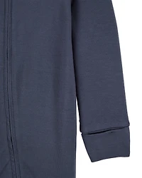 Baby Boy Zip-Up PurelySoft Sleeper Pyjamas - Navy