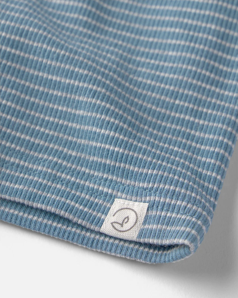 Baby 2-Piece Organic Cotton Ribbed Pyjama
