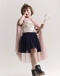 Toddler Girl 2-Pack Crown & Septer Set - Gold/Pearl