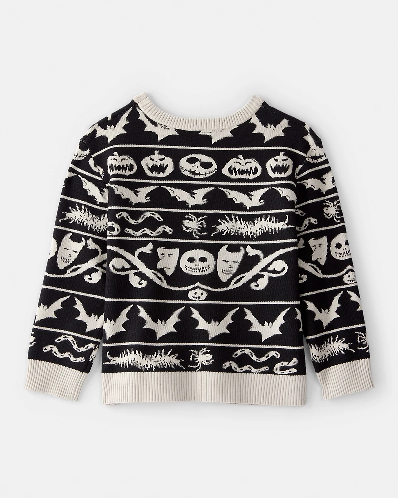 Boys The Nightmare Before Christmas Long-Sleeve Sweater - Black