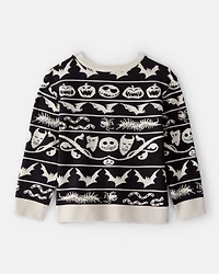 Boys The Nightmare Before Christmas Long-Sleeve Sweater - Black
