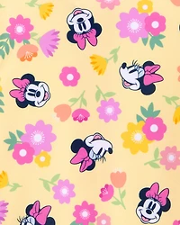 Baby Disney© Minnie Mouse 1-Piece Rashguard Swimsuit - Yellow/Pink