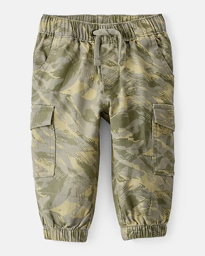Baby Boy Cotton Fashion Cargo Pants - Camo