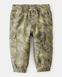 Baby Boy Cotton Fashion Cargo Pants - Camo