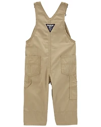 Baby Classic Plaid-Lined Canvas Overalls