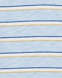 Kid Striped Knit Short-Sleeve Henley