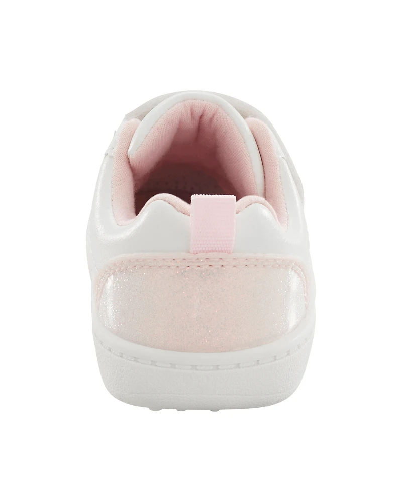 Every Step® First Walker  Flower Casual Sneakers - White