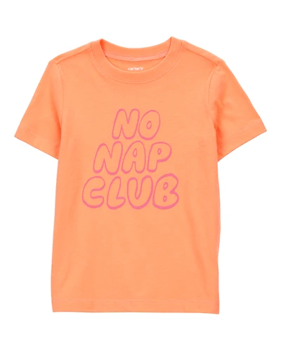 Toddler Boy No Nap Club Short-Sleeve Graphic Tee - Orange