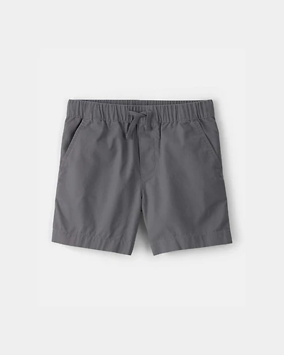Boys Canvas Shorts - Grey