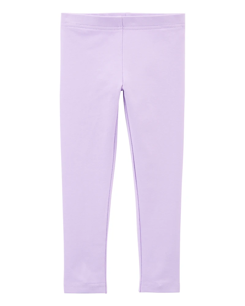Baby Girl Cotton Stretch Leggings