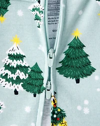 Baby Disney© Mickey Mouse 100% Cotton Long-Sleeve Snug Fit 1-Piece pyjamas - Blue