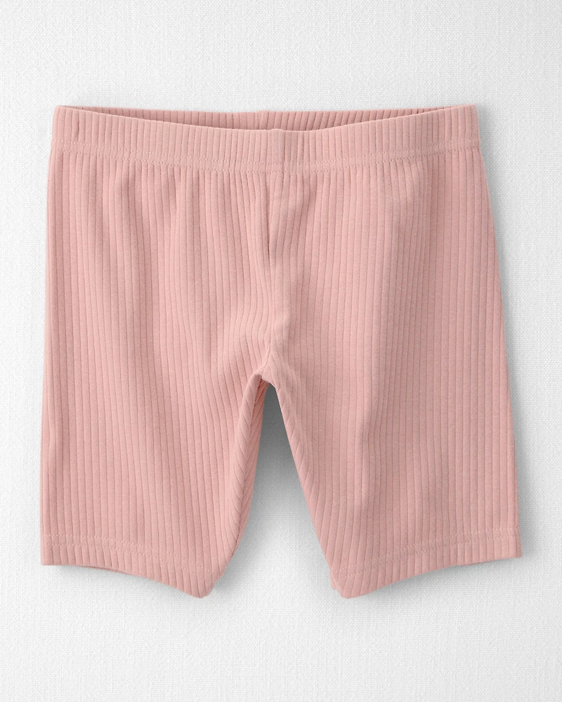 Girls 2-Piece Top & Short Set Made with Organic Cotton Strawberry Print