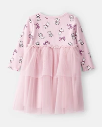 Baby Aristocats Long-Sleeve Tutu Dress