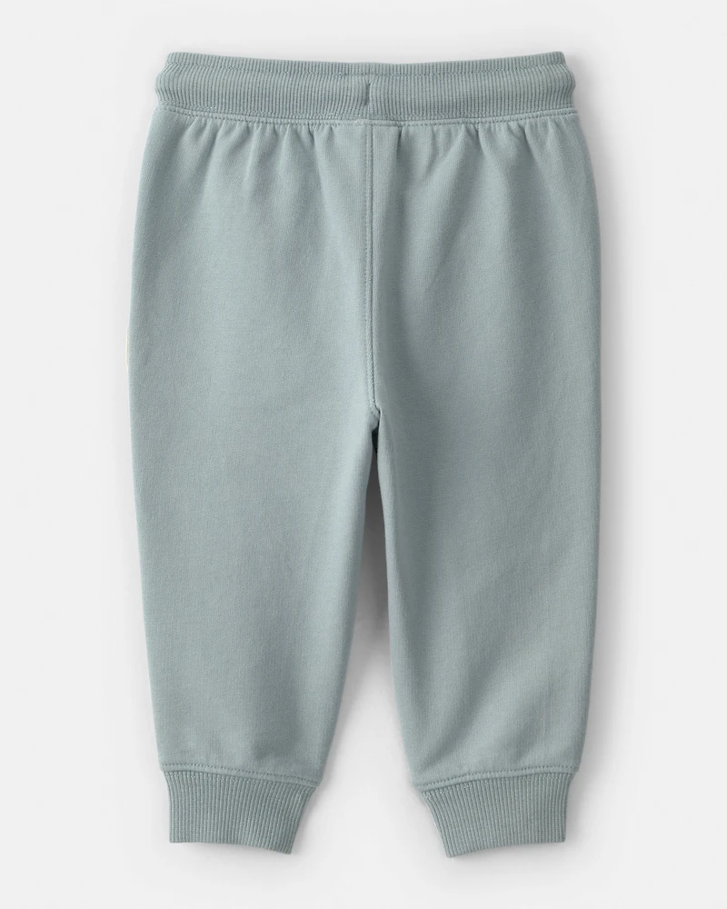 Baby Boy French Terry Joggers - Green