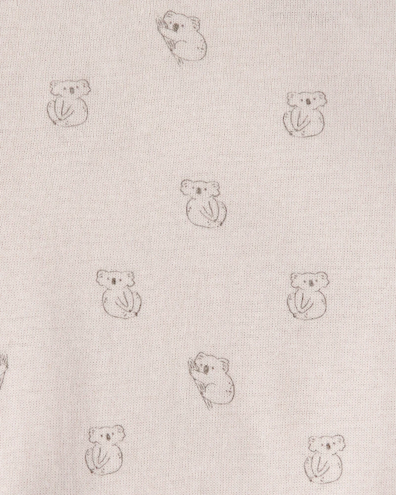 Baby 3-Pack Organic Cotton Bodysuits Aussie Friends Print