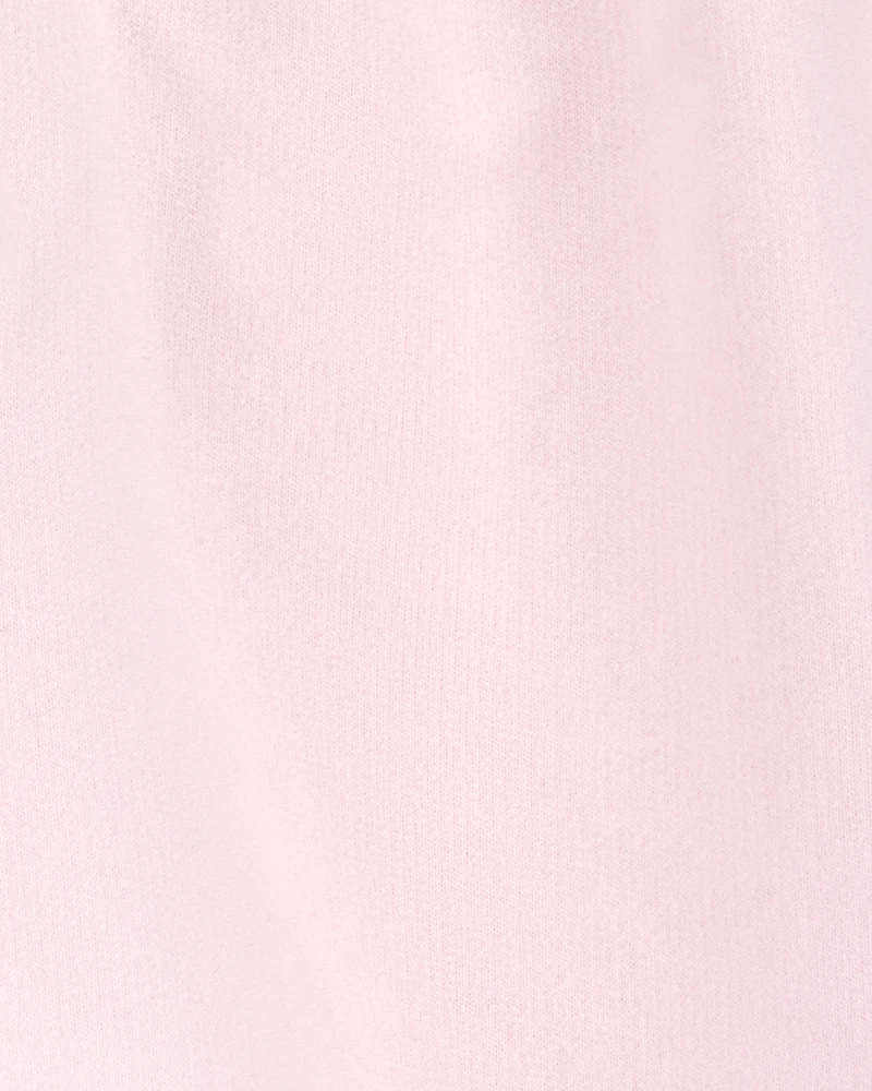 Kid Pull-On French Terry Shorts - Pink