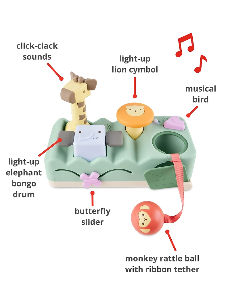 Geometric Wonders Musical Pounding Bench Baby Toy