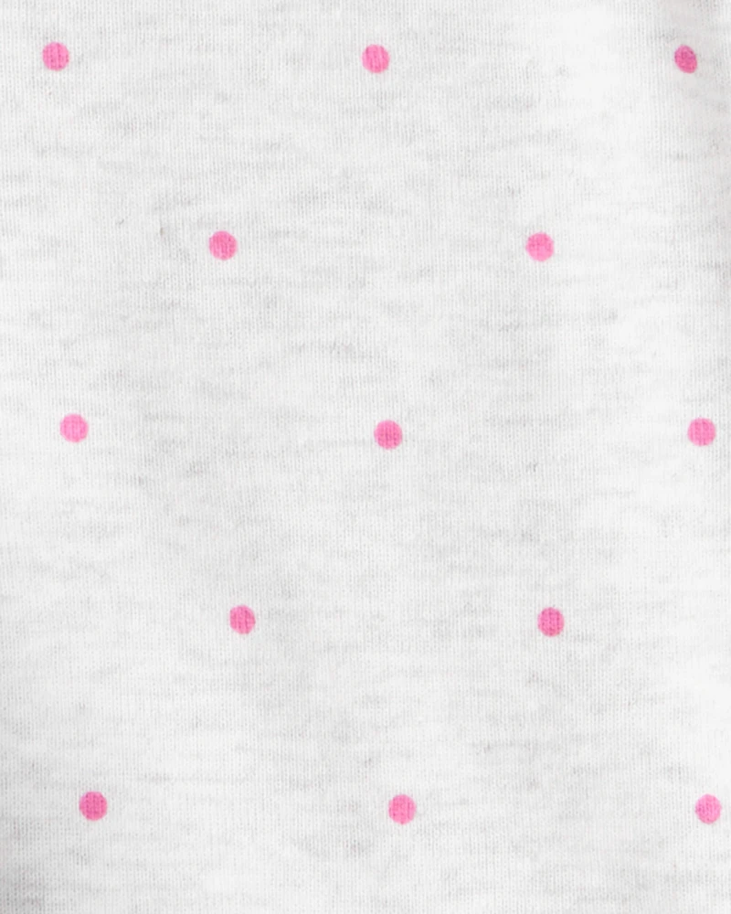 Baby Girl 3-Piece Art Print Jacket, Bodysuit & Pant Set - Blue/Pink