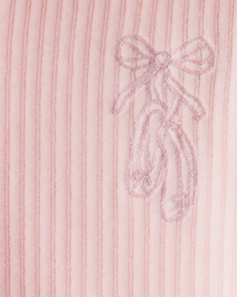 Baby 2-Piece Ballerina Hoodie & Pant Set - Pink