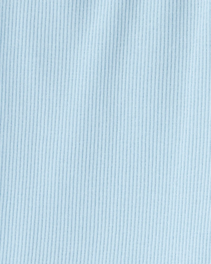 Girls Solid Bike Shorts - Blue