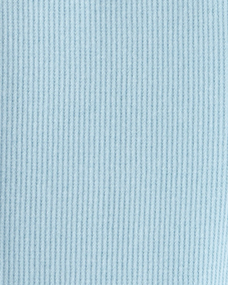 Baby Girl Rib Pants - Blue