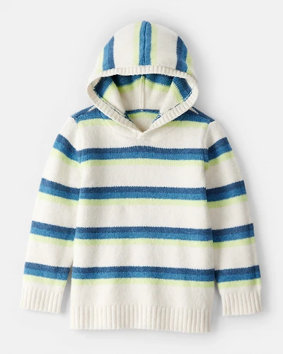 Boys Hooded Sweater - Cream