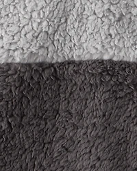 Boys Long-Sleeve Zip-Up Jacket - Grey/Black