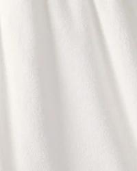 Girls Terry Cover Up - White