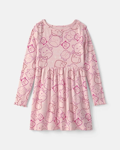 Girls Squishmallow Long-Sleeve Dress