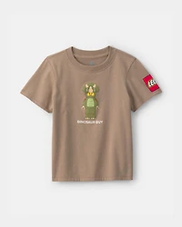 Toddler Boy Lego Graphic Tee - Brown