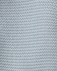 Baby Boy Bear Sweater Knit Hooded Jacket - Blue