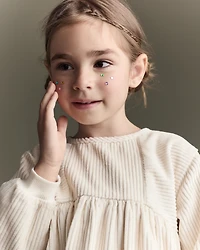 Toddler Girl Long-Sleeve Corduroy Dress
