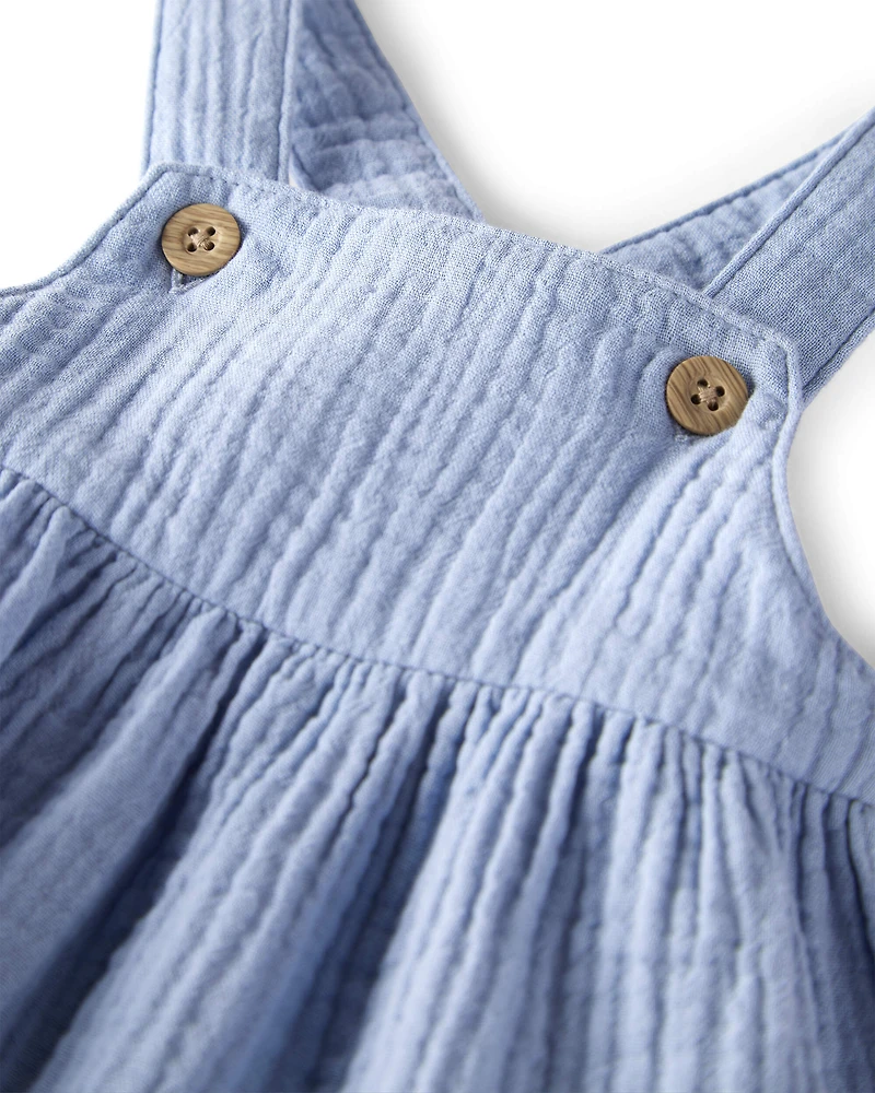 Baby Girl 2-Piece Organic Cotton Jumper Set