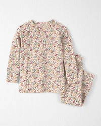 Baby Girl 2-Piece Organic Cotton Pajamas Floral