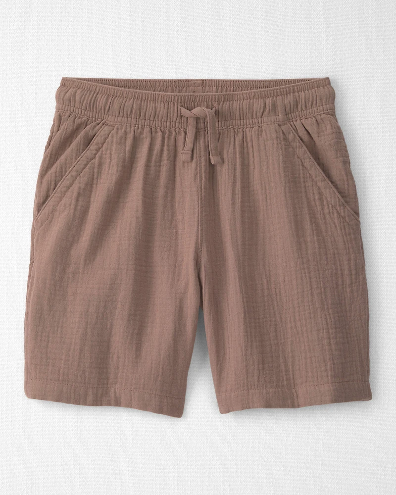 Boys 2-Piece Organic Cotton Gauze Top & Short Set