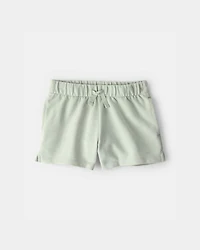 Toddler Girl French Terry Shorts - Green