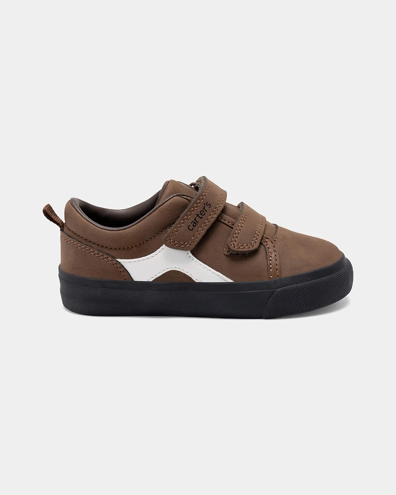 Toddler Boy Casual Sneakers - Brown/Black