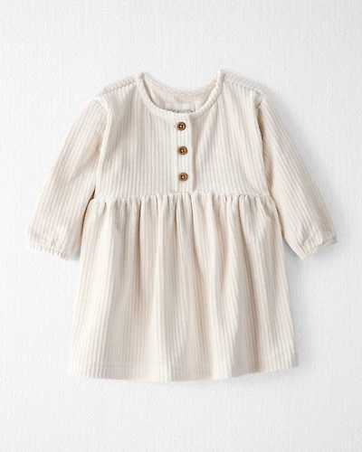 Baby Girl Recycled Velour Dress