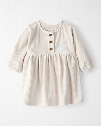 Baby Girl Recycled Velour Dress