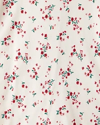 Baby Girl Christmas 3-Piece Sleeper Set