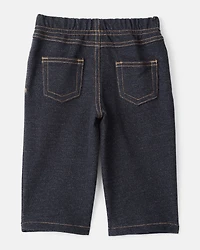 Baby Girl 3-Piece Heart Quilted Vest Outfit Set - Red