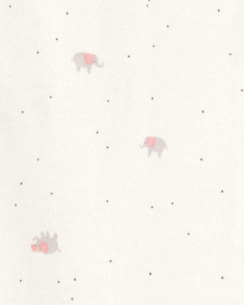 Baby Girl 2-Pack 2-Way Zip Cotton Sleeper