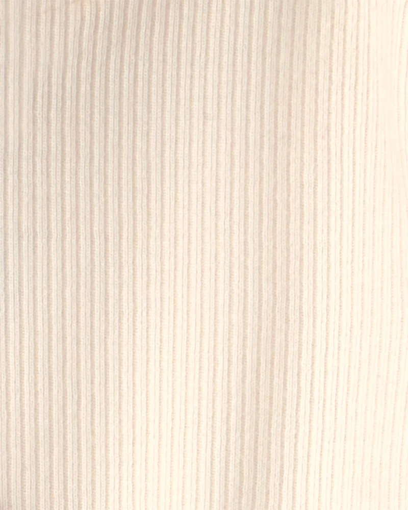 Baby Girl 2-Pack Organic Cotton Ribbed Mock Neck Bodysuits