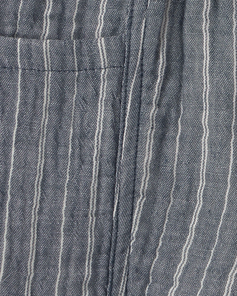 Toddler Boy 2-Piece Organic Cotton Gauze Short Set Cream