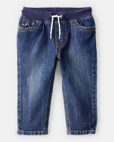 Baby Pull-On Denim Pants