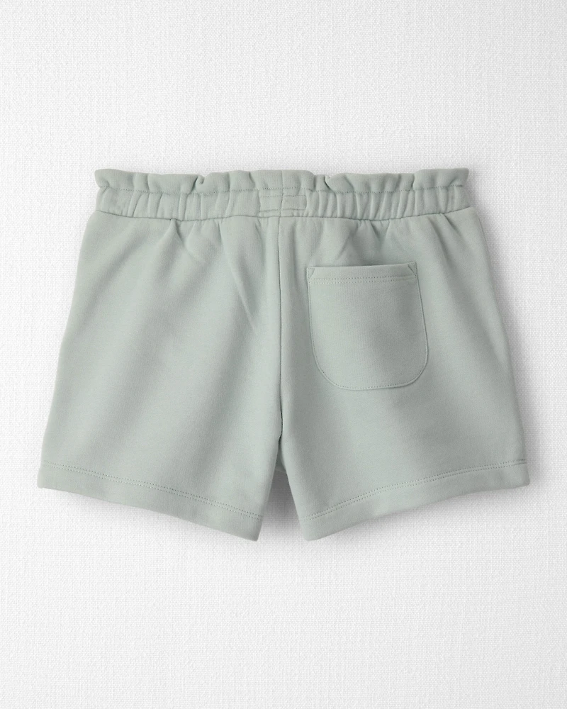 Girls French Terry Shorts Made with Organic Cotton